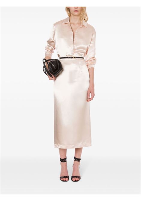 Camicia con finitura satinata in rosa Philosophy Di Lorenzo Serafini - donna PHILOSOPHY DI LORENZO SERAFINI | 020407210170